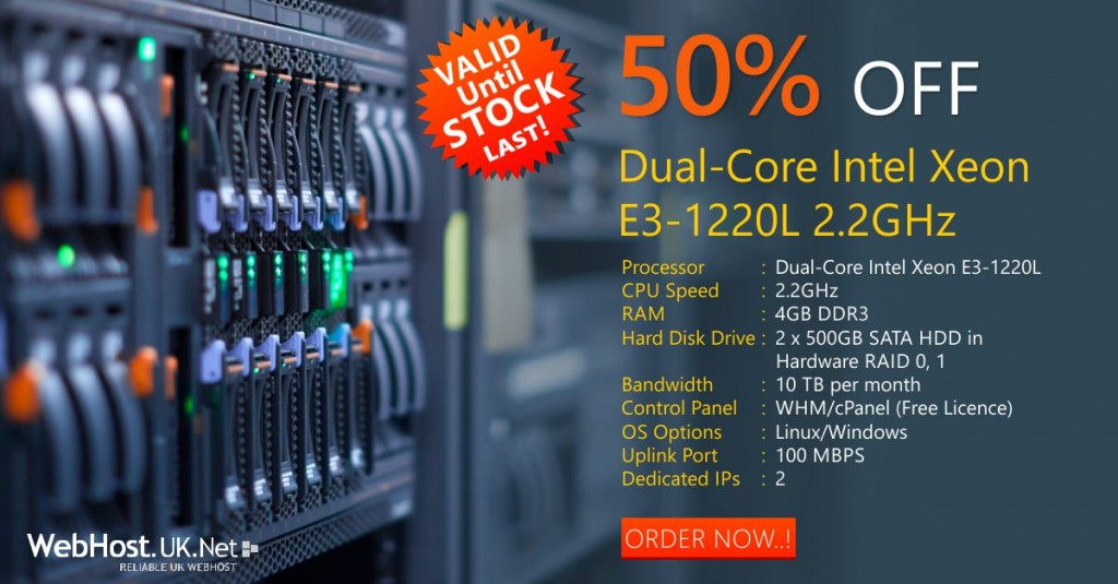 UK Dedicated Server Offer