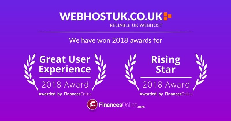 WebhostUK Award 2018